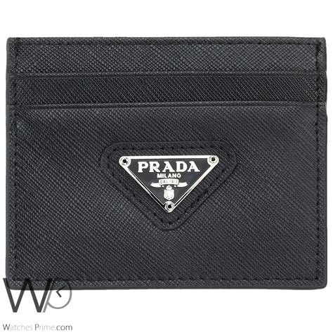 prada wallet cardholder|Prada wristlet credit card holder.